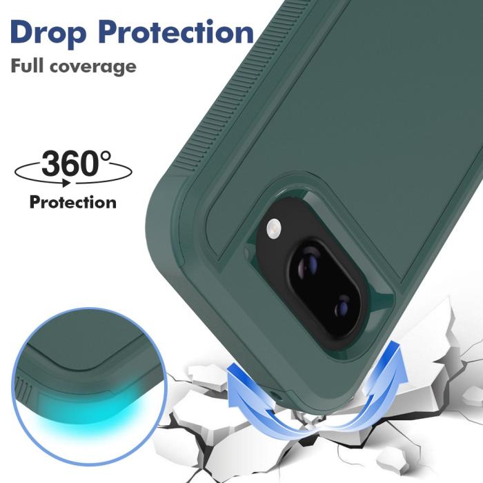 Bild 5,  Google Pixel 9a Skal Extreme Shockproof Hybrid Grön - Teknikhallen.se
