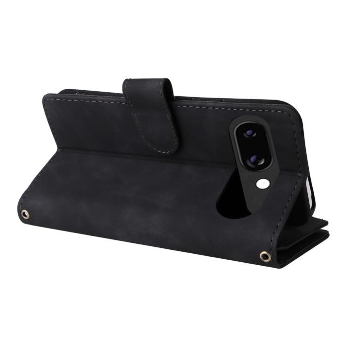 Bild 5,  Google Pixel 9a Fodral Multifunktionellt Läder Svart - Teknikhallen.se