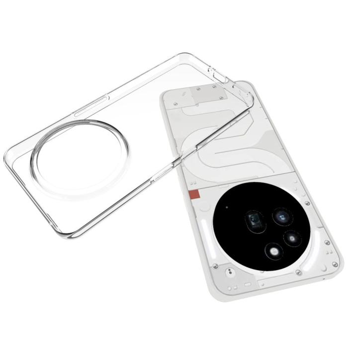 Bild 2,  Nothing Phone 3a Pro Skal TPU Transparent - Teknikhallen.se