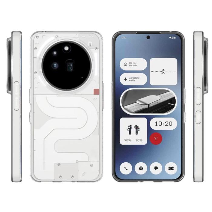 Bild 5,  Nothing Phone 3a Pro Skal TPU Transparent - Teknikhallen.se