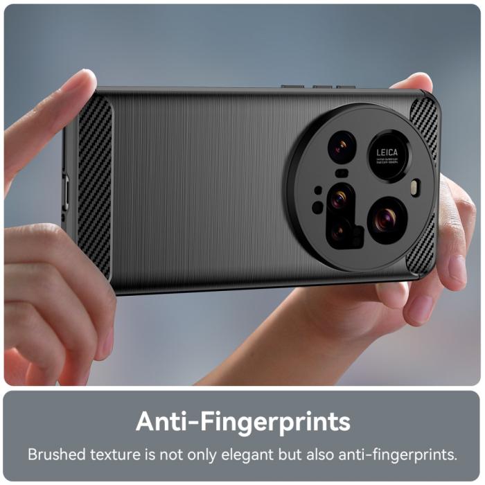 Bild 6,  Xiaomi 15 Ultra Skal Borstad Stål Textur Svart - Teknikhallen.se