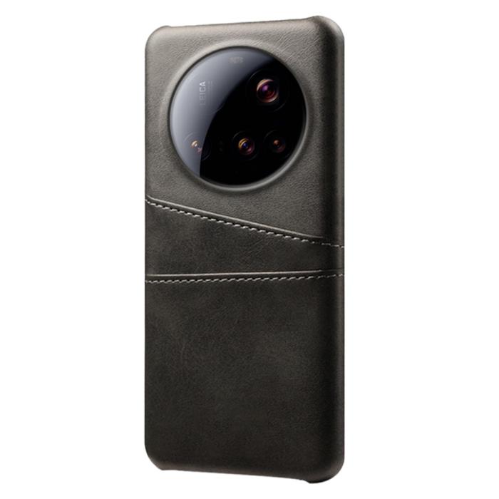 Bild 2,  Xiaomi 15 Ultra Läderbelagt Skal Med Kortfack Svart - Teknikhallen.se