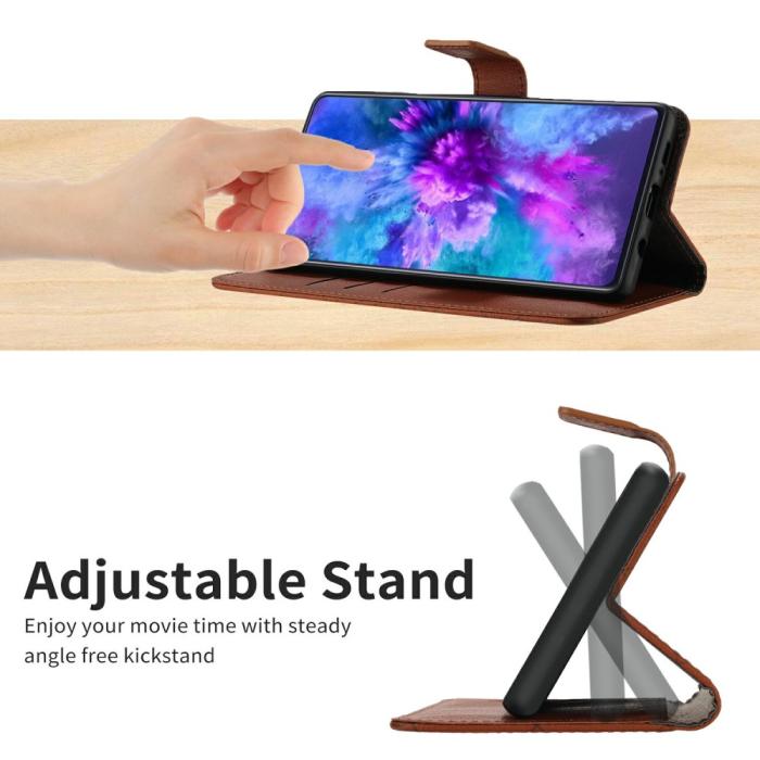 Bild 3,  Xiaomi 15 Ultra Fodral Läder Rhombus Brun - Teknikhallen.se