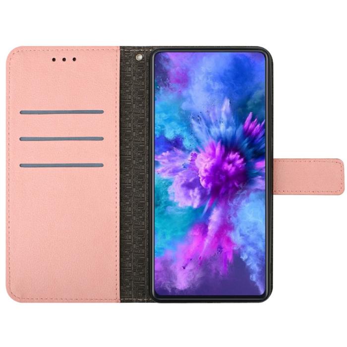 Bild 2,  Xiaomi 15 Ultra Fodral Läder Rhombus Rosa - Teknikhallen.se