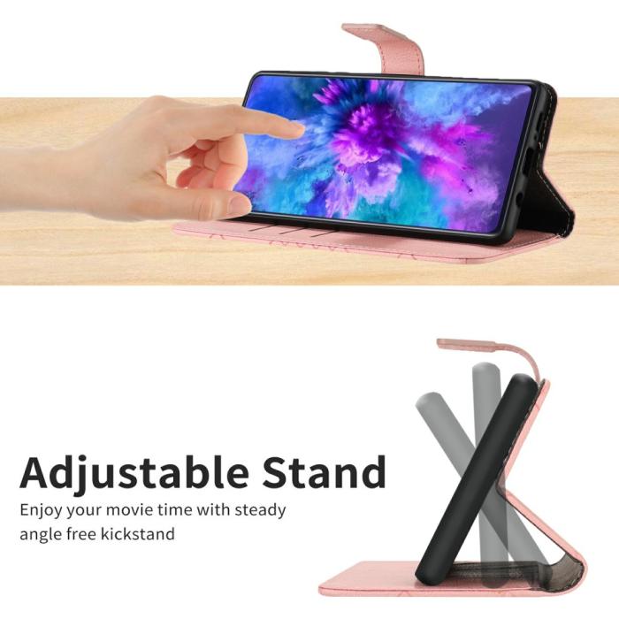 Bild 3,  Xiaomi 15 Ultra Fodral Läder Rhombus Rosa - Teknikhallen.se
