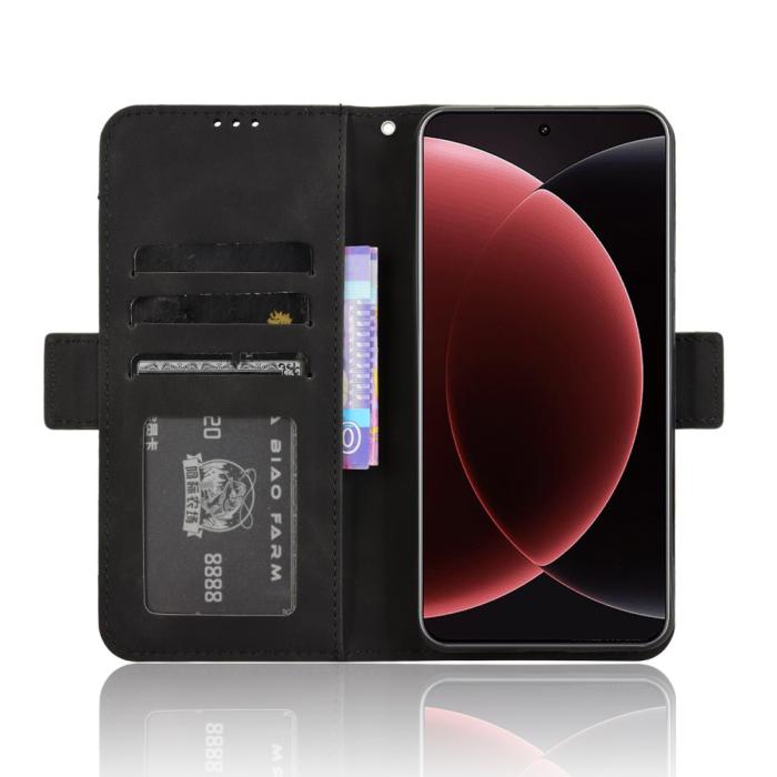 Bild 6,  Xiaomi 15 Ultra Fodral Med Avtagbart Kortfodral Svart - Teknikhallen.se