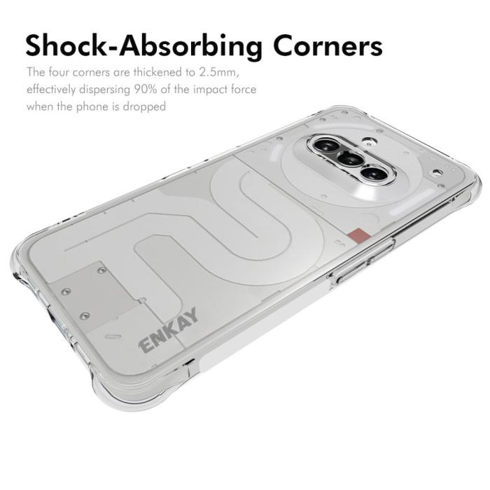 Bild 2, ENKAY ENKAY Nothing Phone 3a Skal Shockproof Transparent - Teknikhallen.se
