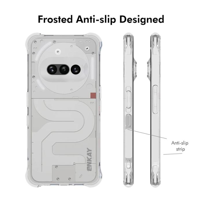 Bild 4, ENKAY ENKAY Nothing Phone 3a Skal Shockproof Transparent - Teknikhallen.se