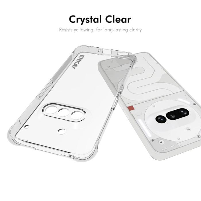 Bild 5, ENKAY ENKAY Nothing Phone 3a Skal Shockproof Transparent - Teknikhallen.se