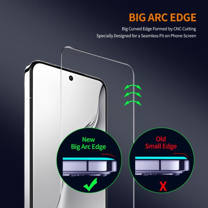 Bild 6, ENKAY ENKAY Xiaomi 15 Skärmskydd Heltäckande Härdat Glas - Teknikhallen.se