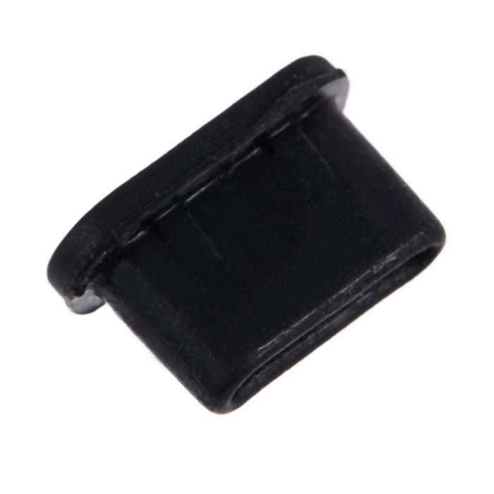 Bild 5,  Dammplugg För USB-C Port Silikon Svart - Teknikhallen.se