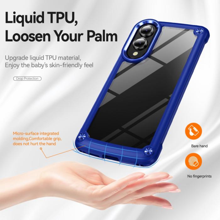 Bild 4,  Samsung Galaxy S25 Edge Skal Xtreme Shockproof Hybrid Blå - Teknikhallen.se