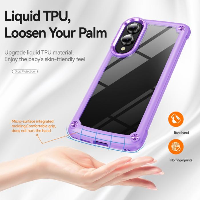 Bild 4,  Samsung Galaxy S25 Edge Skal Xtreme Shockproof Hybrid Lila - Teknikhallen.se