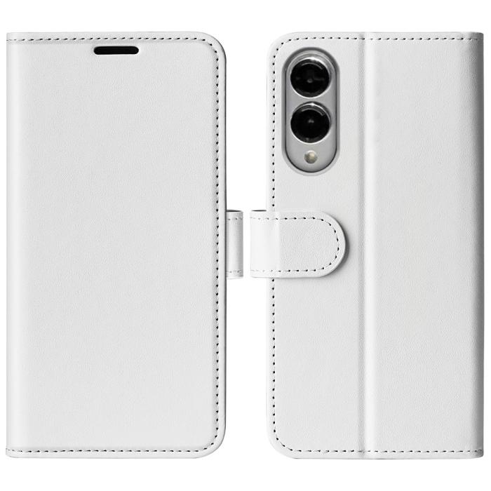 Bild 4,  Samsung Galaxy S25 Edge Fodral Crazy Horse Läder Vit - Teknikhallen.se