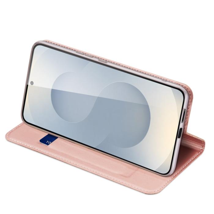 Bild 5, DUX DUCIS DUX DUCIS Samsung Galaxy S25 Edge Fodral Skin Pro Roséguld - Teknikhallen.se