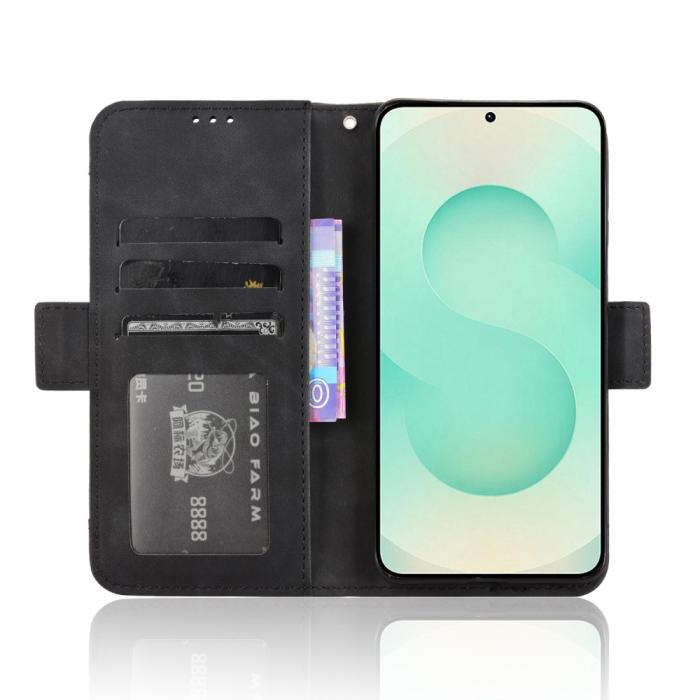 Bild 3,  Samsung Galaxy S25 Edge Fodral Med Avtagbart Kortfodral Svart - Teknikhallen.se