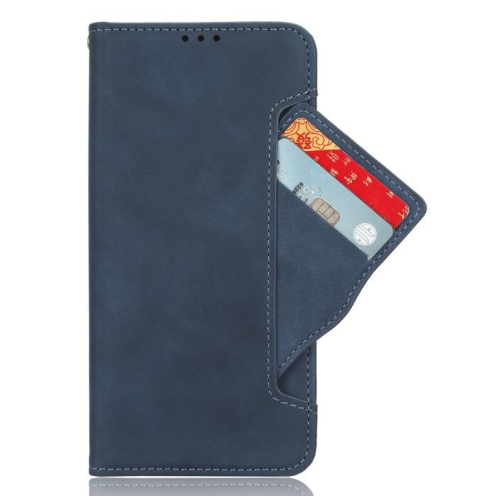 Bild 6,  Samsung Galaxy S25 Edge Fodral Med Avtagbart Kortfodral Blå - Teknikhallen.se