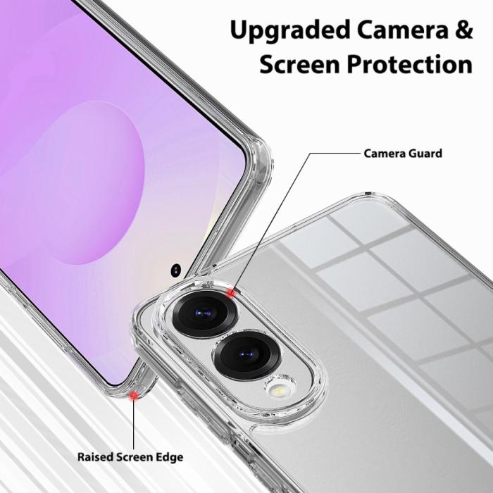 Bild 6,  Samsung Galaxy S25 Edge Skal TPU / Akryl Transparent - Teknikhallen.se