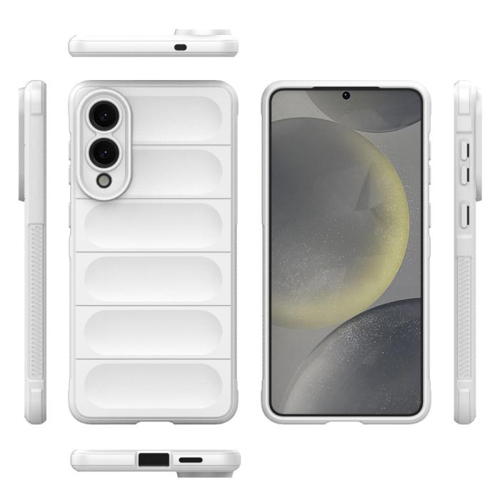 Bild 2,  Samsung Galaxy S25 Edge Skal Magic Shield Vit - Teknikhallen.se