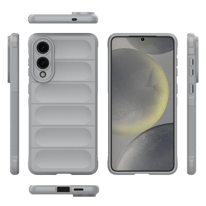 Bild 2,  Samsung Galaxy S25 Edge Skal Magic Shield Ljus Grå - Teknikhallen.se