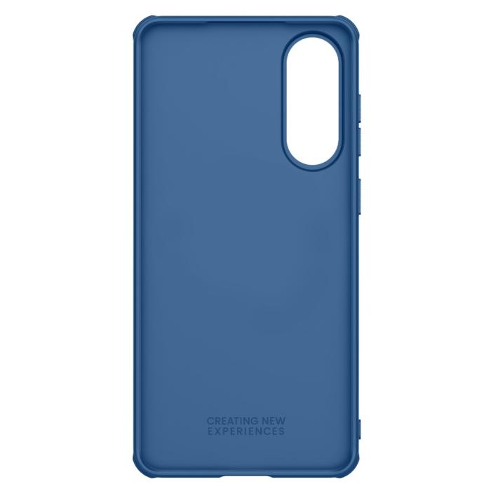 Bild 3, NILLKIN NILLKIN Samsung Galaxy S25 Edge Skal Frosted Shield Blå - Teknikhallen.se