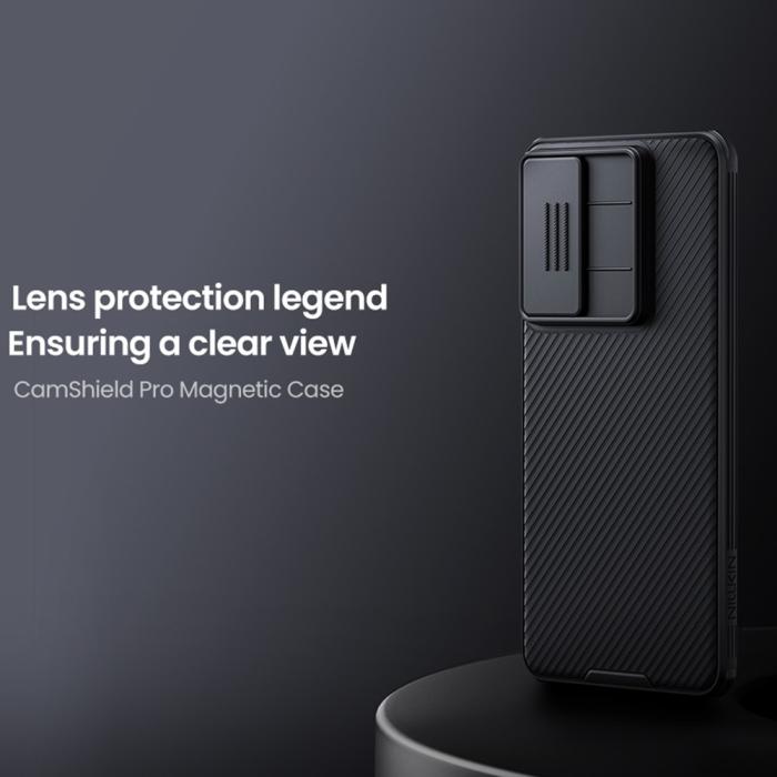 Bild 5, NILLKIN NILLKIN Galaxy S25 Edge Skal MagSafe CamShield Pro Svart - Teknikhallen.se