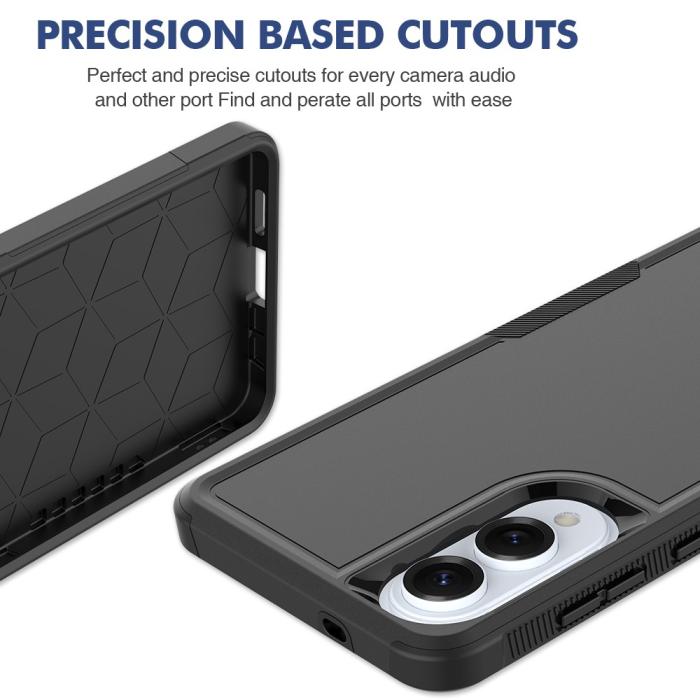 Bild 5,  Samsung Galaxy S25 Edge Skal Extreme Shockproof Hybrid Svart - Teknikhallen.se
