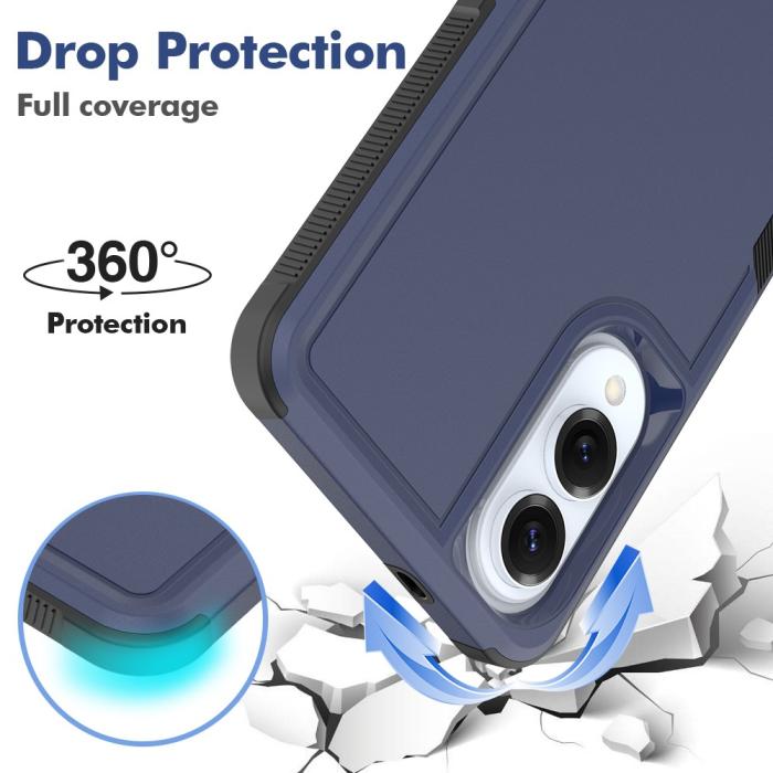 Bild 3,  Samsung Galaxy S25 Edge Skal Extreme Shockproof Hybrid Blå - Teknikhallen.se