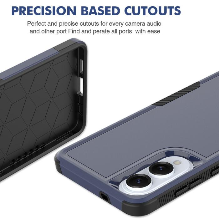 Bild 5,  Samsung Galaxy S25 Edge Skal Extreme Shockproof Hybrid Blå - Teknikhallen.se