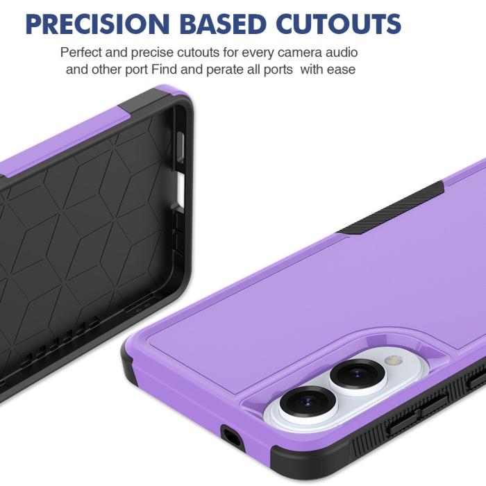 Bild 5,  Samsung Galaxy S25 Edge Skal Extreme Shockproof Hybrid Lila - Teknikhallen.se