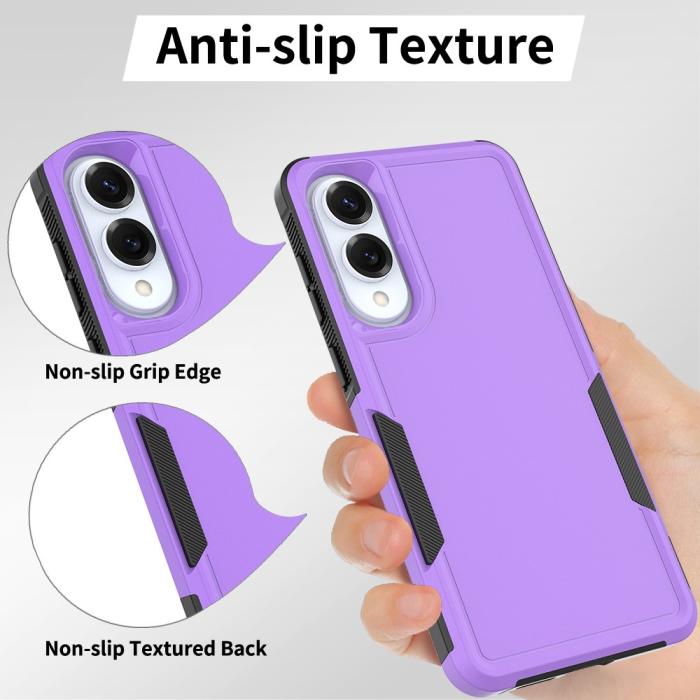 Bild 6,  Samsung Galaxy S25 Edge Skal Extreme Shockproof Hybrid Lila - Teknikhallen.se