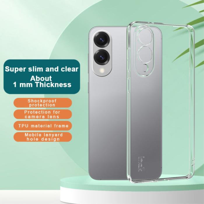 Bild 3, IMAK IMAK Samsung Galaxy S25 Edge Skal Shockproof Transparent - Teknikhallen.se