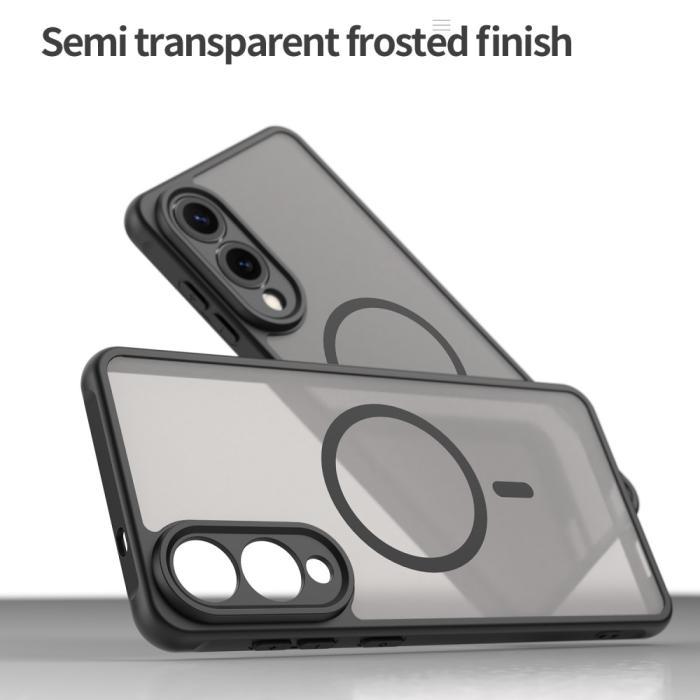Bild 4,  Samsung Galaxy S25 Edge Skal MagSafe Hybrid Svart - Teknikhallen.se