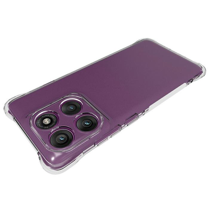 Bild 3,  Motorola Edge 60 Pro Skal TPU Shockproof Transparent - Teknikhallen.se