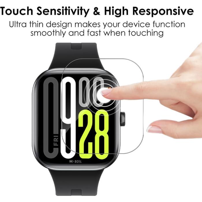 Bild 2,  Xiaomi Redmi Watch 5 3-PACK Skärmskydd TPU - Teknikhallen.se