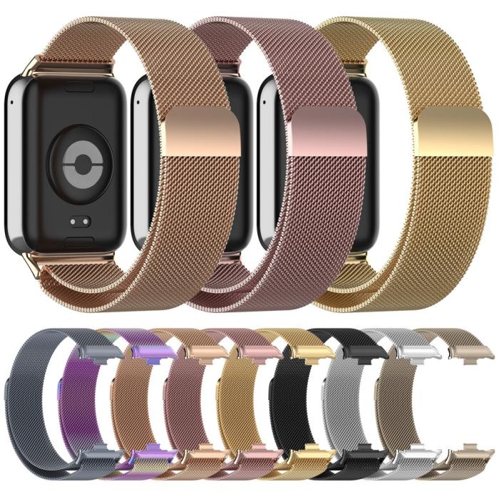 Bild 5,  Xiaomi Smart Band 9 Pro/8 Pro/Redmi Watch 5/4 Armband Milanese - Teknikhallen.se