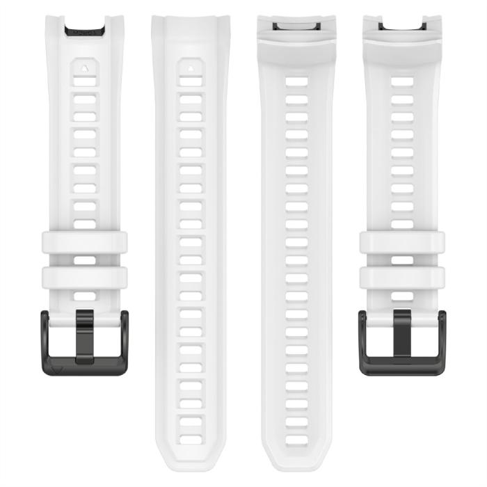 Bild 4,  Garmin Instinct 3 50 mm Klockarmband Silikon Vit - Teknikhallen.se