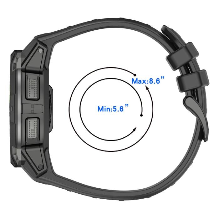 Bild 6,  Garmin Instinct 3 50 mm Klockarmband Silikon Orange - Teknikhallen.se