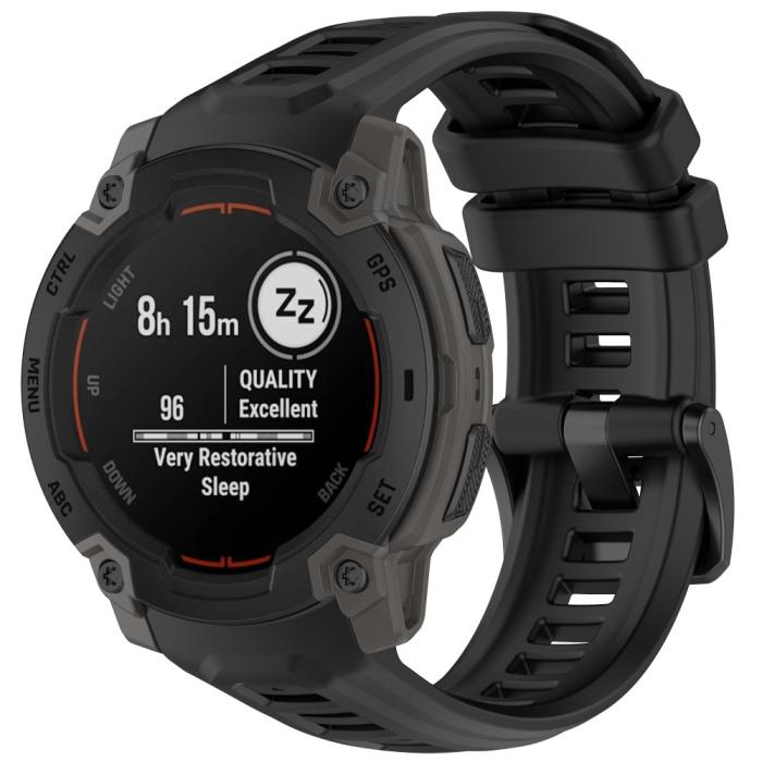Bild 5,  Garmin Instinct E 45 mm Klockarmband Silikon Svart - Teknikhallen.se