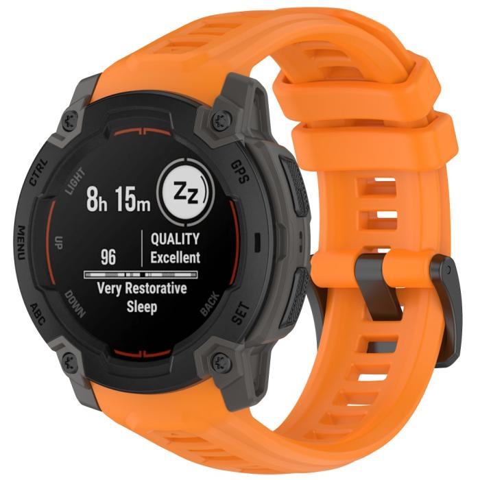 Bild 5,  Garmin Instinct E 45 mm Klockarmband Silikon Orange - Teknikhallen.se