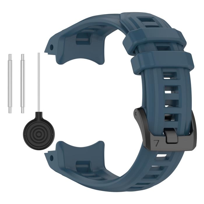 Bild 2,  Garmin Instinct E 45 mm Klockarmband Silikon Blå - Teknikhallen.se