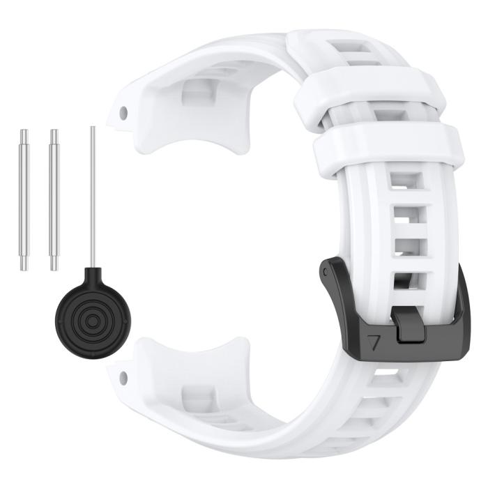 Bild 2,  Garmin Instinct E 45 mm Klockarmband Silikon Vit - Teknikhallen.se