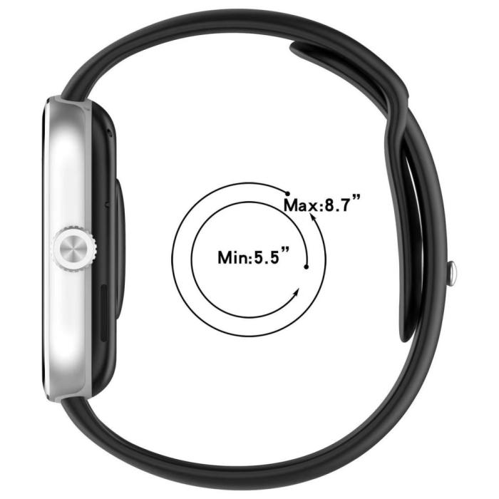 Bild 4,  Xiaomi Smart Band 9 Pro/8 Pro/Redmi Watch 5/4 Armband Silikon - Teknikhallen.se