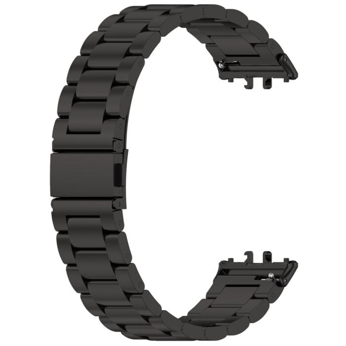 Bild 2,  Samsung Galaxy Watch Fit 3 Klockarmband Rostfritt Stål Svart - Teknikhallen.se