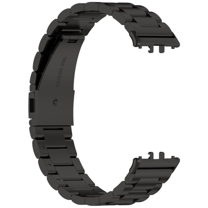 Bild 3,  Samsung Galaxy Watch Fit 3 Klockarmband Rostfritt Stål Svart - Teknikhallen.se