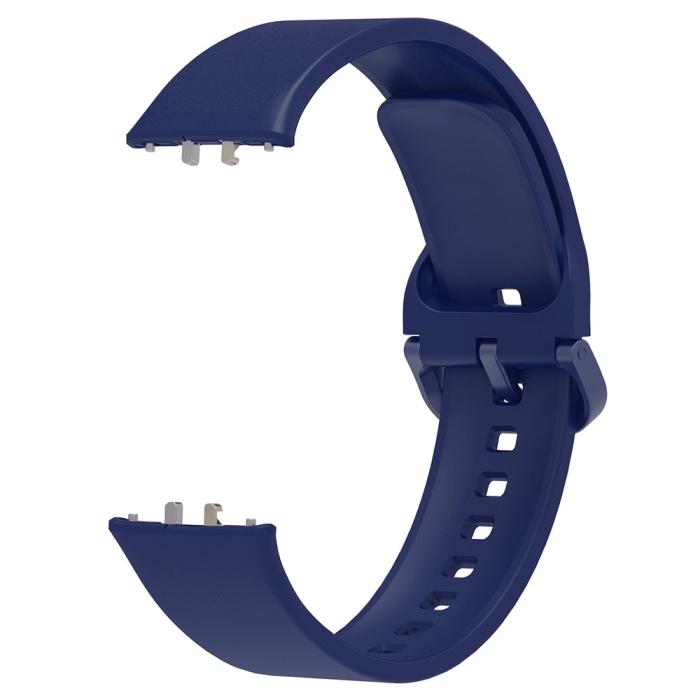 Bild 3,  Samsung Galaxy Watch Fit 3 Skal / Armband Silikon Blå - Teknikhallen.se
