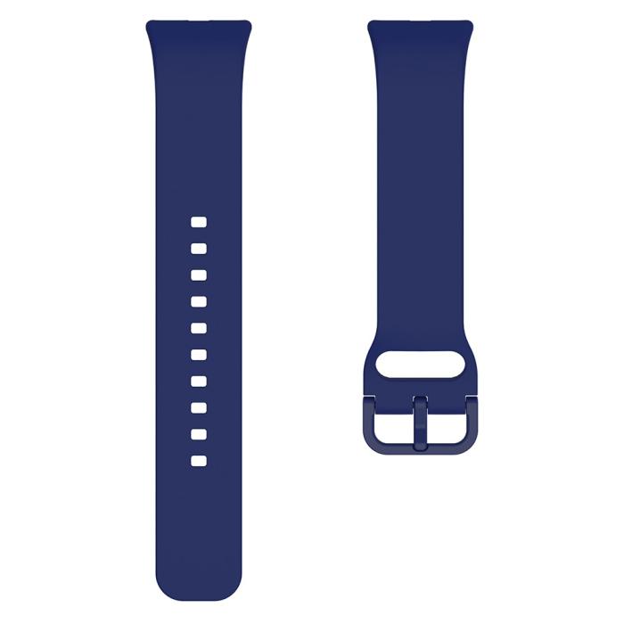 Bild 5,  Samsung Galaxy Watch Fit 3 Skal / Armband Silikon Blå - Teknikhallen.se