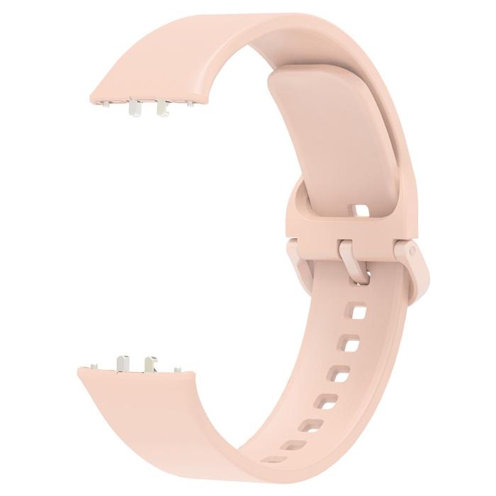 Bild 3,  Samsung Galaxy Watch Fit 3 Skal / Armband Silikon Rosa - Teknikhallen.se