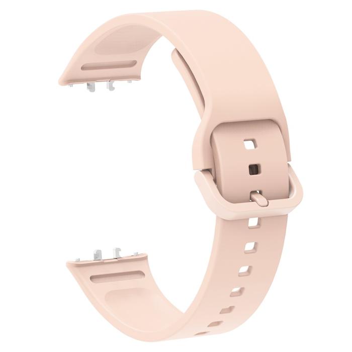 Bild 4,  Samsung Galaxy Watch Fit 3 Skal / Armband Silikon Rosa - Teknikhallen.se