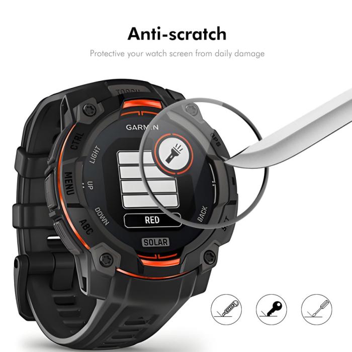 Bild 5, ENKAY ENKAY Garmin Instinct E 45 mm 2-PACK Skärmskydd Heltäckande - Teknikhallen.se